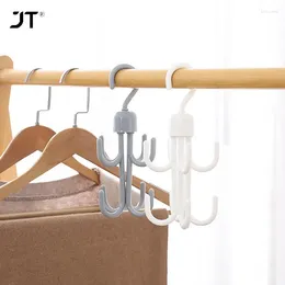 Hangers 360 Degree Rotating 8-Claw Hook Wardrobe Bag Clothes Tie And Belt Storage Rack Outdoor Drying