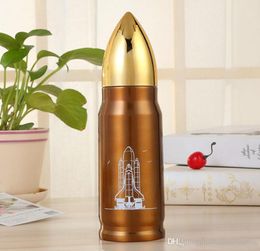 17oz Stainless Steel Bullet Shape Thermos Insulation Cup Vacuum Water Bottle Military Missile Coffee Mugs Drinkware Kids Cups4766426