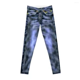 Active Pants Blue Jeans Variation Leggings Women's Legging Gym Wear Women