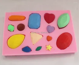 Baking Moulds Diamond Shape Mould Silicone Chocolate Fondant Candy