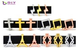 10PCS 8MM Slide Charms Fit for 8mm Wristband bracelet Belt Pet collar Zinc alloy LSSC3133486515787