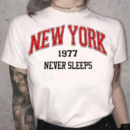 Women's T Shirts Fashion Vintage 90s Clothing Streetwear Tees Hip Hop Graphic T-shirts Y2k Clothes Shirt With Print Tops Women Female Blouse