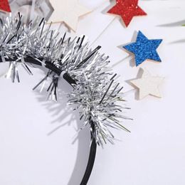 Party Supplies Christmas Sequins Tinsel Star Hair Hoop Washing Face Holder Costume Headwear For Teenagers Dropship