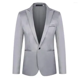 Men's Suits Formal Blazer Fashion Casual Business Male Suit Coat Simple Men Slim Fit Office For