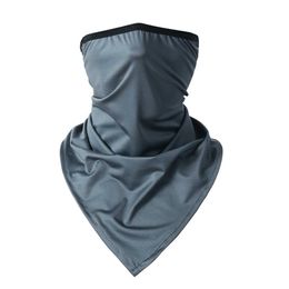 Fashion Face Masks Neck Gaiter UV protection scarf ice silk facial mask neck tube fast drying outdoor fishing bike magic motorcycle breathable bandage Q2405101