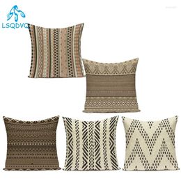 Pillow Decorative Throw Case Vintage Style Boho Geometric Polyester Sofa Home Living Room Decoration Cover