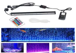 Aquarium Bubble Light Fish Tank Submersible Light EUUS Plug Aquatic Air Bubble Oxygenation Lamp LED Aquarium7780191