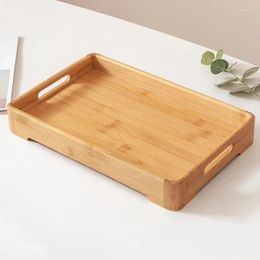 Tea Trays Bamboo Rectangular Tray Living Room Domestic Wood Water-water Cup And Set Food Vegetable