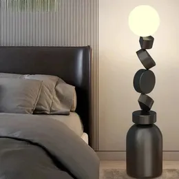 Floor Lamps Modern Round Unique LED For Living Room Sofa Side Standing Lamp Bedroom Beside Lights Home Decoration Ornaments