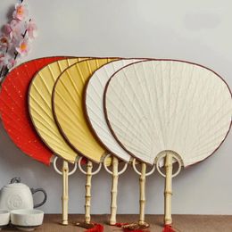 Decorative Figurines Japanese Style Double-sided Blank Craft Paper Fan Silk For Calligraphy Painting Free Creation DIY Abanicos Para Boda