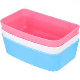 Other Bird Supplies 3 Pcs Feeders Food Box Birds Water Convenient Feeding Bowl Container Cup Parrot Cage Portable