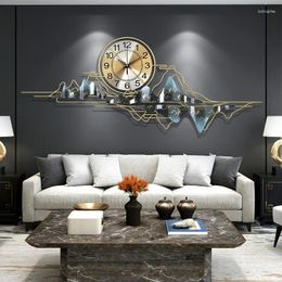 Wall Clocks Art Mural Luxury Nordic Aesthetic Modern Fashion Watch Minimalist Restaurant Reloj De Pared Home Decoration