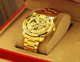 2022 WINNER Brand Luxury Men039s Watch Skeleton Full Steel Auto Mechanical Watches Business Wristwatch Clocks Relogio Masculino5950112