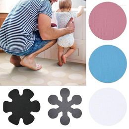 Bath Mats 10Pcs Bathtub Non-Slip Stickers Waterproof Flower Shaped Shower Paster Adhesive Appliques Self-Adhesive Safety Decals
