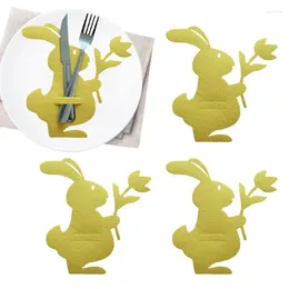 Table Mats Silverware Holders For Easter Set Of 4 Cutlery Pocket Flatware Organisers Dining Tables Birthday