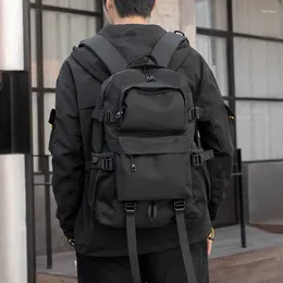 Backpack Functional Men's Large-capacity 14 Inch Laptop Bags Fashion Travel Men Oxford Street Style Male