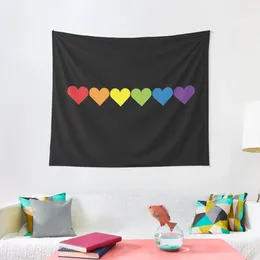 Tapestries Pride Hearts Tapestry Room Decoration Accessories For Bedroom Deco Wall Art