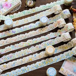 Gift Wrap 2m/roll Scrapbook Washi Tape Watercolour Flowers Scrapbooking Material Circulate Stickers Flower Series