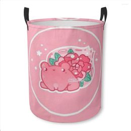 Laundry Bags Dirty Basket Clothes Organiser Foldable Storage Bucket Bathroom Waterproof Clothing Cute Frog