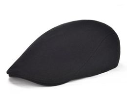 Sboy Hats VOBOOM Cotton Men Women Black Flat Cap Driver Retro Vintage Soft Boina Casual Baker Caps Cabbie Hat 31218837036