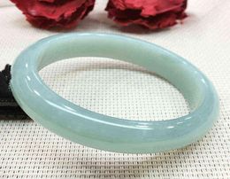 Myanmar Round Bracelet Natural Jade Ice Jade bangle Small Jewellery Light Green Fashion Accessories Lucky Stone Gift for Mother X2206395192