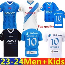 New 2024 New Moon Football shirt Ronaldo away No. 10 Neymar jerseys Classic jersey, high-quality short top, branded sports shirt, adult and children's brand T-shirt jacket