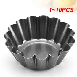 Baking Moulds 1-10PCS Non-stick Tart Quiche Flan Pan Mould Pie Pizza Cake Cupcake Egg Let Muffin Cup Bakeware