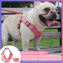 Dog Apparel Harness Reflective Safety Puppy Harnesses Padded Adjustable For Small Medium Dogs Chihuahua Pug Yorkies Pet Accessories