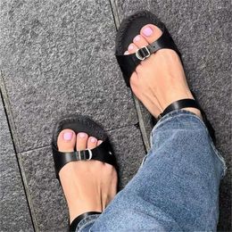 Sandals Ankle Strap Slotted Tape Women Belt Buckle Round Toe Sexy Style Solid Shoes Sandalias Plataforma Mujer Designer Luxury