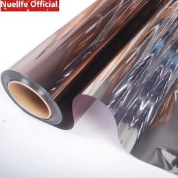 Window Stickers Brown Glass Film Transparent Insulation Office Bedroom Shop Explosion-proof Sunscreen UV