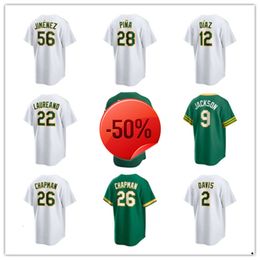 Oakland Custom Athletics Baseball Jerseys 23 Shea Langeliers 52 Kyle McCann 10 Nick Allen 2 Lawrence Butler 5 JD Davis 26 Tyler Nevin