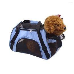 Cat Carriers Dog Bag Breathable Portable Foldable Outgoing Travel Small Pet Handbags For Camping Carries Accessories