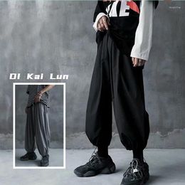 Men's Pants Linen Trousers Casual Loose Summer Autumn Cotton Multiple Pocket Spring Male Solid Clothes Z106