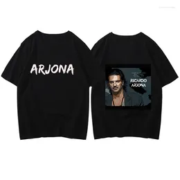 Women's T Shirts Ricardo Arjona Concert Tour TShirt Summer Short Sleeve Fashion Man Women T-shirt Blanco Y Negro Volver 2024 Shirt