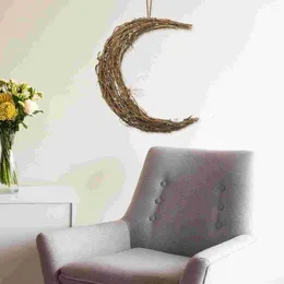 Decorative Flowers Natural Wood Frame Smilax Rattan DIY Wreath Rings Dream Catcher Wreath-shape Hoop Garland Materials