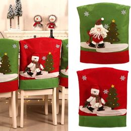 Chair Covers Christmas Cover Banquet Dinner Decor Back 2024 Year