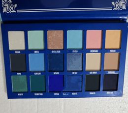 Makeup Modern eye shadow Palette 18colors limited eyeshadow palette with brush Five star Blue Blood eyeshadow palette eyeshado6397661
