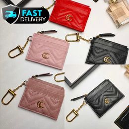 Designer Credit ID Card Holder Purse Luxury Sheepskin Leather Wallet Money Bags Plaid Cardholder Case for Men Women Fashion Mini Cards Bag Coin