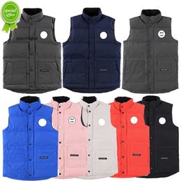 Colours 8 Designer Clothing Top Quality Canada Mens Gilet White Duck Down Jacket Winter Body Warmer Womens Vest Gilets Ladys Warmers Highend Coat Xs-xxl 9WJF