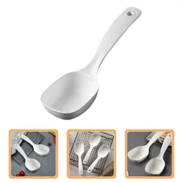 Spoons 4 Pcs Rice Spoon Cooking Long Ladle Porridge Pot Canteen Household Soup Kitchen Pp Restaurant Cooker