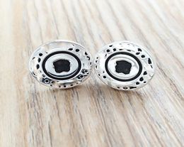 Silver Buttons Earrings Stud Bear Jewelry 925 Sterling Fits European Jewelry Style Gift Andy Jewel 6174135004277788