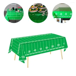 Table Cloth Football Field Tablecloth Kitchen Runner Disposable Tablecloths Buffet Plastic Picnic Ornament Party Baby Decorations