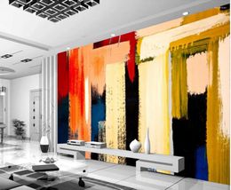 Wallpapers Home Decoration Room Modern Wallpaper Graffiti Paint Colour Customised For Walls Living 3d