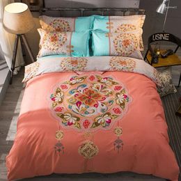 Bedding Sets Cotton Floral Print Set Four Pieces For 1.5/1.8/2.0m Bed Classical H15