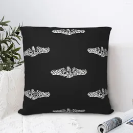 Pillow Submarine Dolphins Throw Case Seal Logo Short Plus Covers For Home Sofa Chair Decorative Backpack