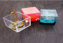 Transparent Square Silicone Pendant Mould For Resin DIY Mould Jewellery Bangle Mould resin Moulds for Jewelry4071306