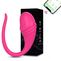 Other Health Beauty Items Bluetooth APP Vibrator Female Wireless Remote Control Vibrating Egg G Spot Dildo Clitoris Stimulator Toys for Women Panties T240510