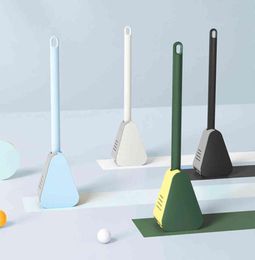 Golf Silicone Bristles Toilet Brush and Drying Holder for Bathroom Storage and Organisation Urinal Cleaning Tools WC Accessories 22633871