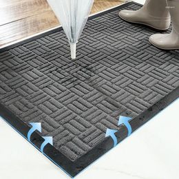 Carpets Rubber Door Mats For Front Outdoor Indoor Anti Slip Hallway Carpet Bathroom Rugs Durable Floor Entrance Doormat