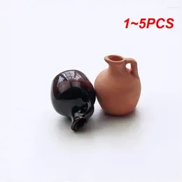 Vases 1-5PCS Mini Ceramic Vase Crafts Arrangement Flower Home Garden Decorations Ornament Model